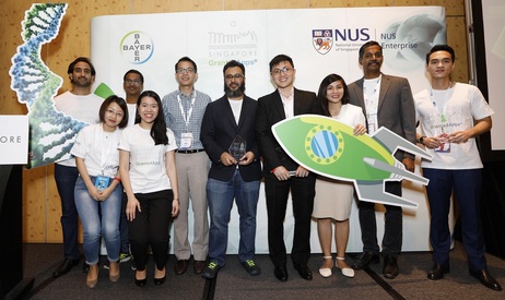 The finalist teams of the Bayer and NUS Enterprise’s Grants4Apps Singapore Open Innovation Challenge.jpg