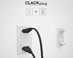 Clack Plug Electric Outlet is Also an On/Off Switch