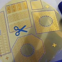 Electronic Stickers Made from Peelable Thin Films