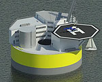 Floating Nuclear Power Plants Self-Cool and Survive Tsunamis