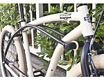 Frameblock Bike Stores Locking Cables in the Frame