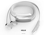 Helix Cuff Stores Headphones on Your Wrist