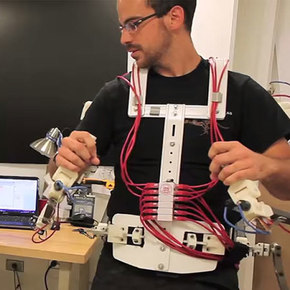 Human-Worn Vest Keep Robots Balanced