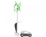 Integrated Wind Powered EV Charger