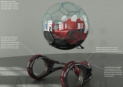 Bemoove Bubble-Cabin Concept Car