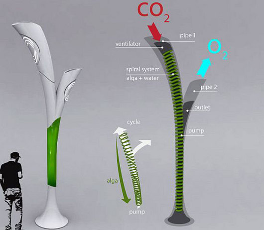 Biolamp Converts Smog to Fuel