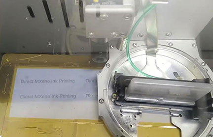 Inkjet-Printed MXene Energy Storage