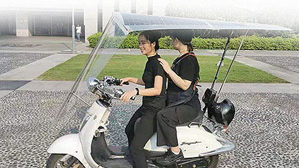 Motosola Solar Canopy for Electric Motorcycles