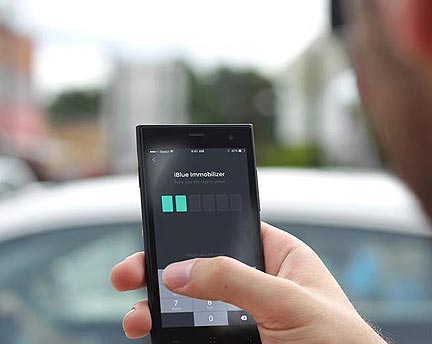 The iBlue Immobilizer Helps Prevent Car Theft
