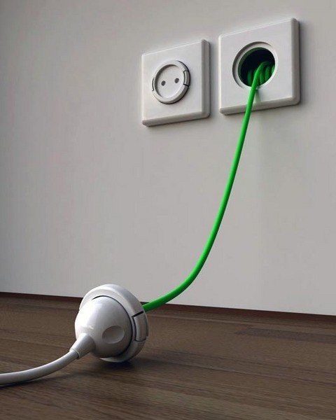 Built-In Extension Cord