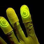 Living Sensor Material Glows on Contact