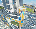 Maglev Multi Elevator Moves People in all Directions