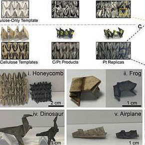 Metallic Backbone Supports Origami Robots