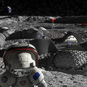 Moon Soil Bricks Could Power Lunar Bases