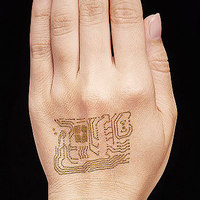 More Comfortable Gold Nanomesh Electronic Tattoo