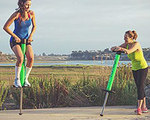 V4 Adult Pogo Stick Bounds Ten Feet in the Air