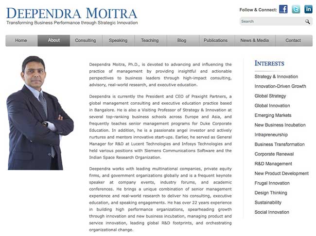 Dr. Deependra Moitra
