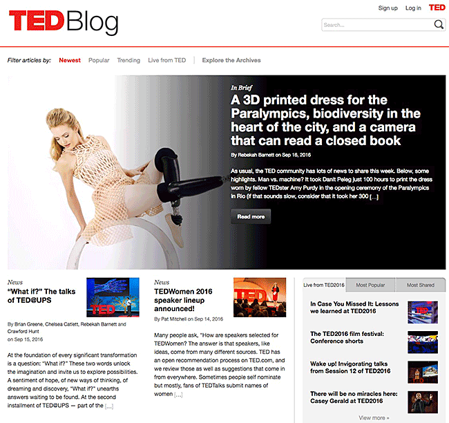TED Blog