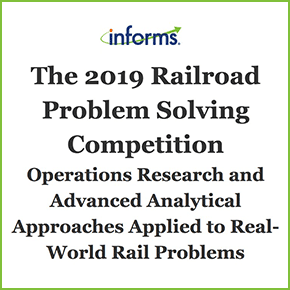 The 2019 Railroad Problem Solving Competition