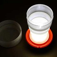 Flash Light Folding Cup
