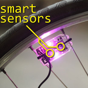 A15 Automatic Monkey Light Bike Light Turns on When Needed