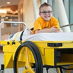After-Surgery Cart Gives Kids Mobility