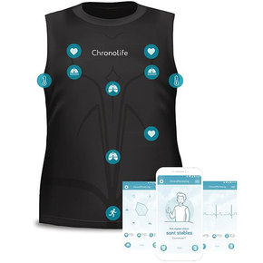 Chronolife Nexkin Smart Shirt Monitors Vitals Comfortably