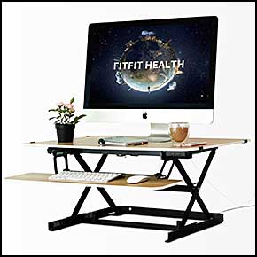 Electric Standing Desk with Flippable Platform