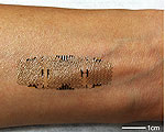 Electronic Tattoo Printed Directly Onto Skin