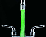 Faucet Light Color-Codes Water Temperature
