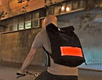 FLUX Backpack is a Wearable Taillight