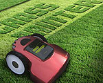 Grass Printer Mower Personalizes Lawns