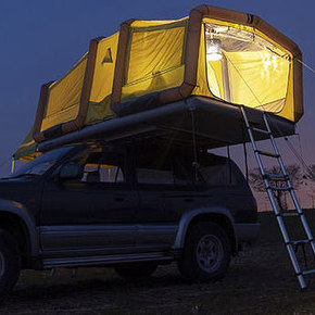 GT Sky Loft Tent Sleeps Five in Two Rooms