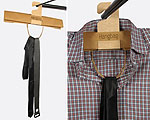 Hangbag is a Combination Clothes Hanger and Shopping Bag