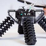Hard and Soft Robot Travels Rough Terrain