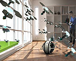 House-Cleaning Tiny Robot Drones
