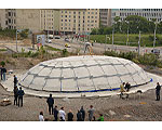 Inflatable Concrete Dome