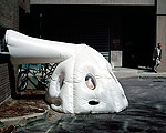 Inflatable paraSITE Shelters Heated by Waste Heat