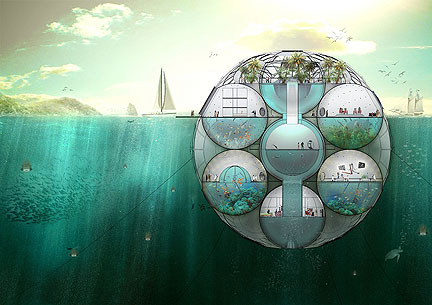 Bloom Floating Farm Designed to Reduce CO2 Levels