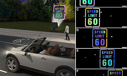 Color-Changing Street Signs Command Attention
