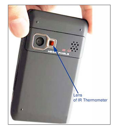 Contact Free Thermometer for Smartphones