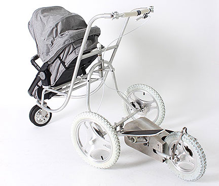 Elliptical Stroller Adds a Workout to a Walk