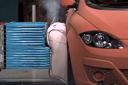 External Airbags Protect Both Cars
