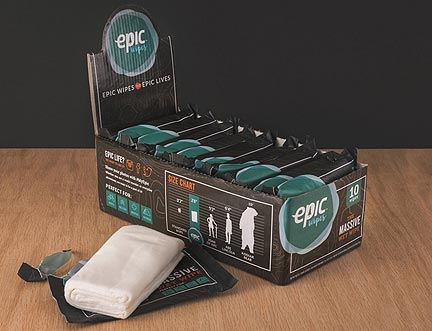 Extra Large Epic Wipes Tackle Outdoor Dirt