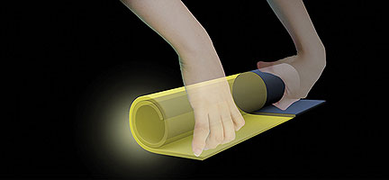 Flexible, Rollable Roll Light