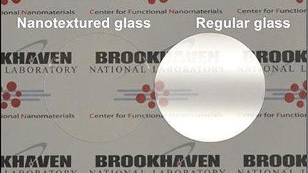 Nanotextured Glass Reduces Glare