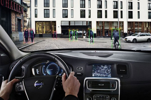 New Volvo System Detects and Brakes for Cyclists
