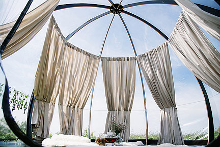 Oasis See-Through Tent Offers Full Views