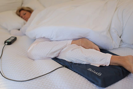 Relaxis Pad Eases Restless Leg Syndrome with Vibrations