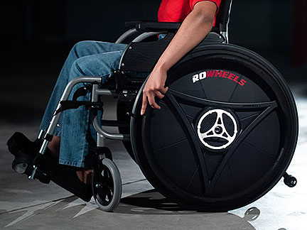 Rowheels Revolution Features Pull Wheels
